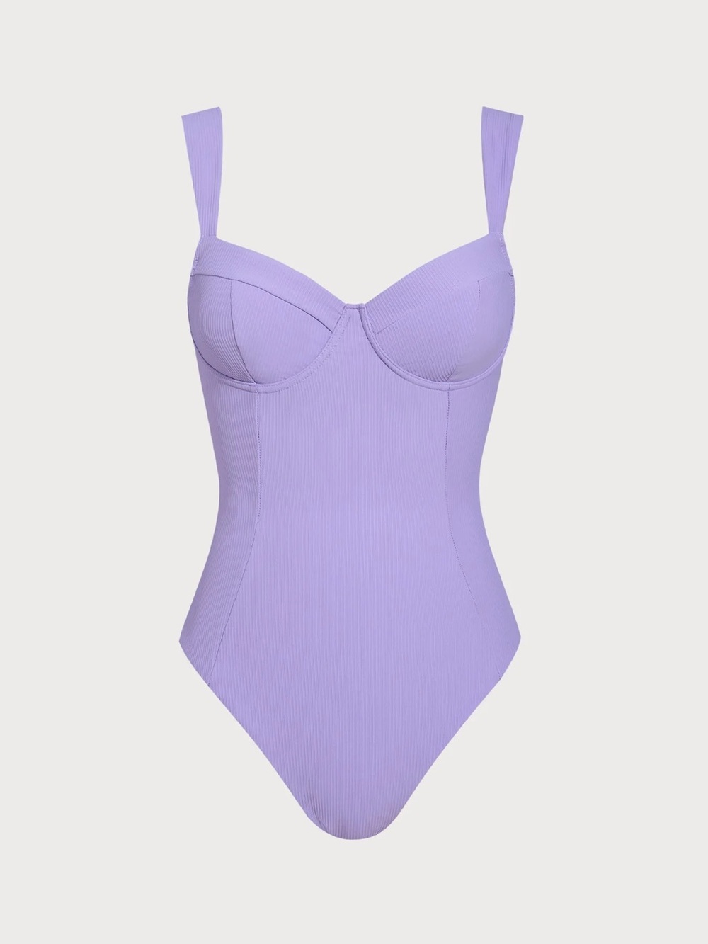 Berlook Purple Cross Back Tummy Control One-Piece Swimsuit - Picture 7 of 10